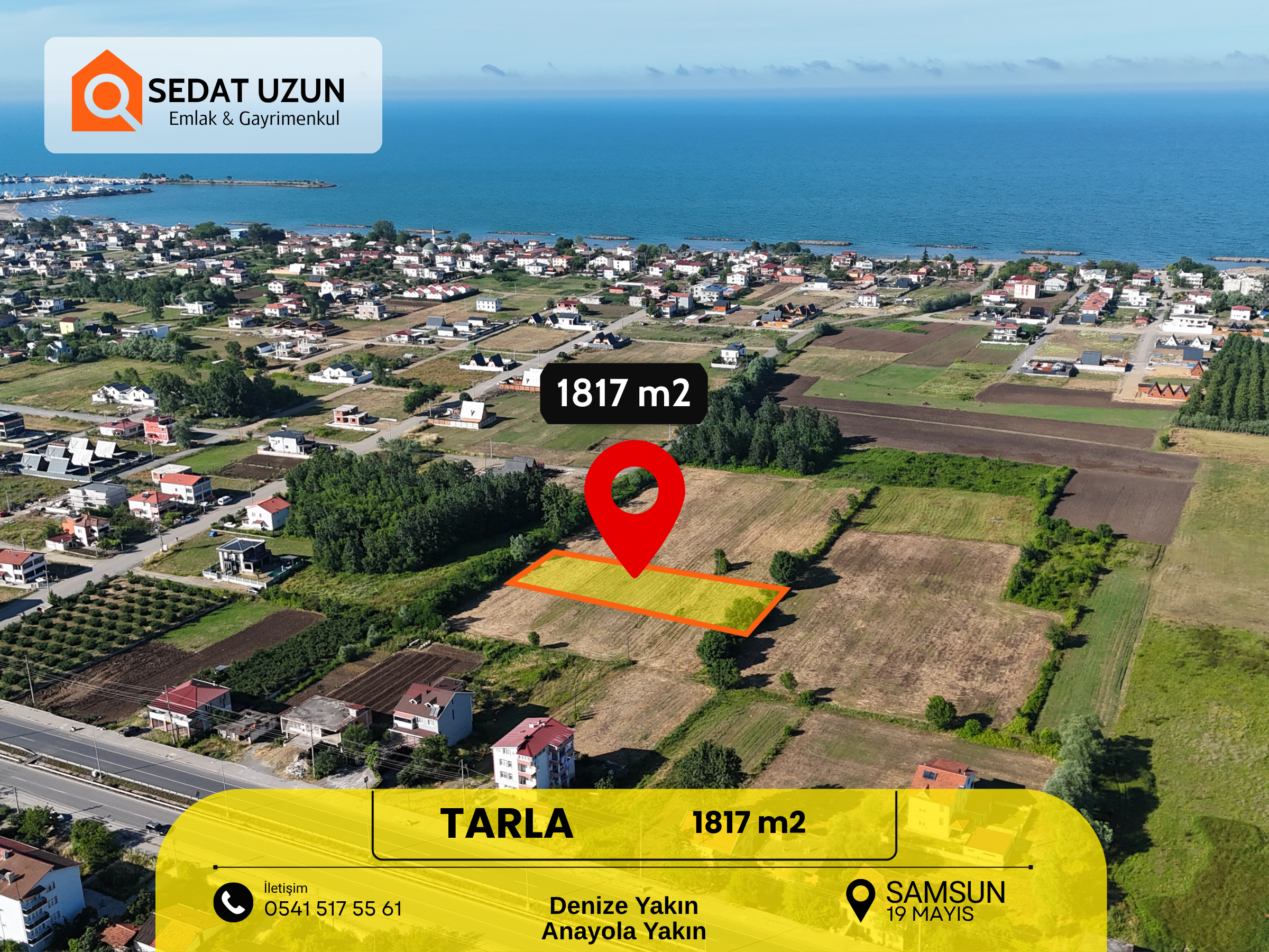 Erenköy'de Satılık Tarla - 1817 m² Fırsat Tarla